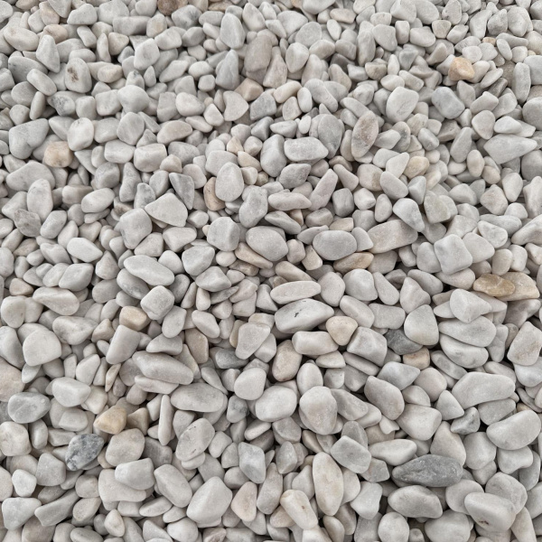 Галька мраморная белая фр. 10-20 мм