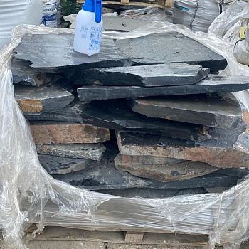 Плашка из шунгита черная