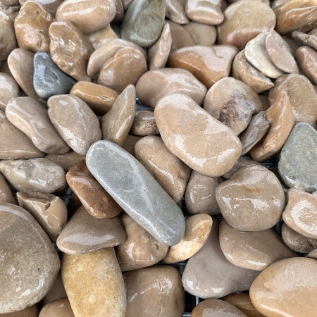 Галька морская "Медовая" фр. 40-70 мм