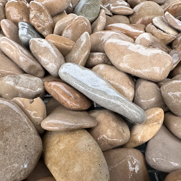 Галька морская "Медовая" фр. 40-70 мм