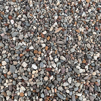 Галька речная разноцветная фр. 5-10 мм