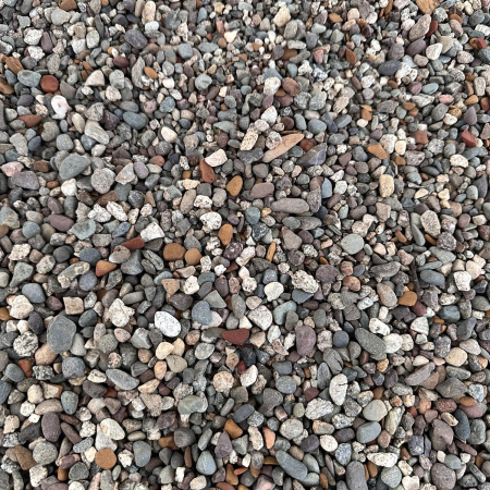 Галька речная разноцветная фр. 5-10 мм