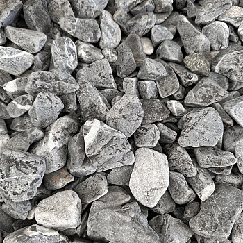 Галька речная черная фр. 20-40 мм