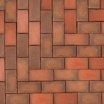 Клинкерная брусчатка Ноттингем ЛСР 200х100х50мм