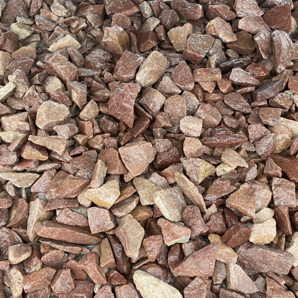 Каменная крошка кварцит "Малиновый" фр. 20-40 мм