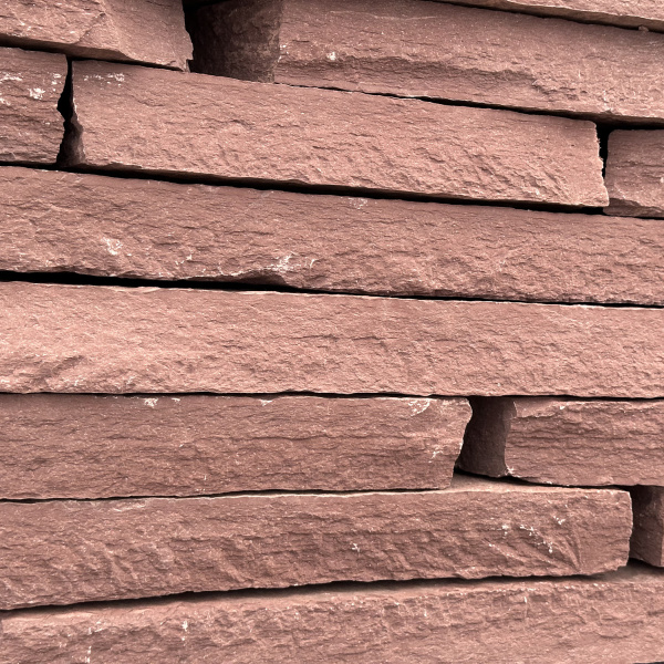 Камень для подпорной стенки лемезит дикий толщ. 30-40 мм