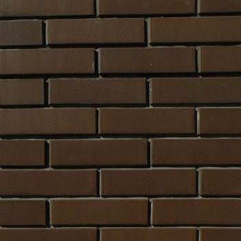 Облицовочный кирпич Темно-коричневый ЛСР 1нф гладкий