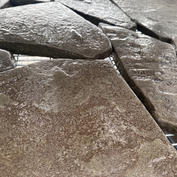 Плитняк песчаник галтованный серо-зеленый толщ. 30 мм