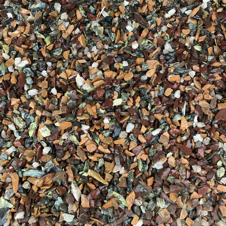 Каменная крошка "Микс" фр. 5-10 мм для каменного ковра