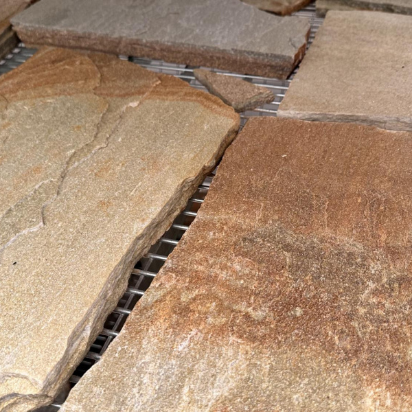 Плитняк златолит дикий толщ. 15-25 мм