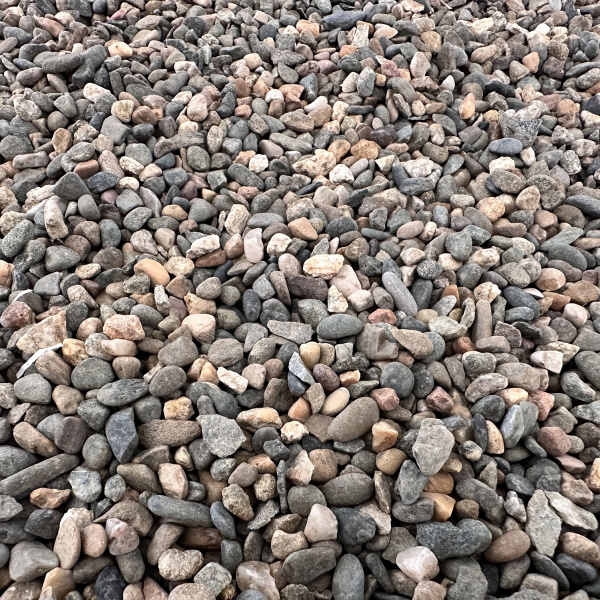 Галька речная бело-синяя фр. 5-10 мм