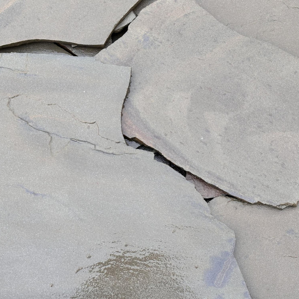 Плитняк песчаник дикий серо-зеленый толщ. 15 мм