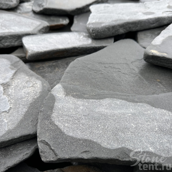 Плитняк песчаник галтованный серо-синий толщ. 20 мм