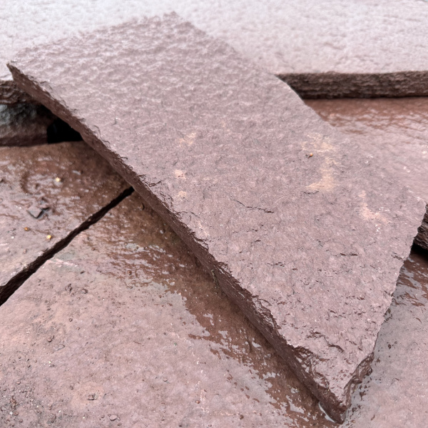 Плитняк лемезит дикий красный толщ. 20 мм