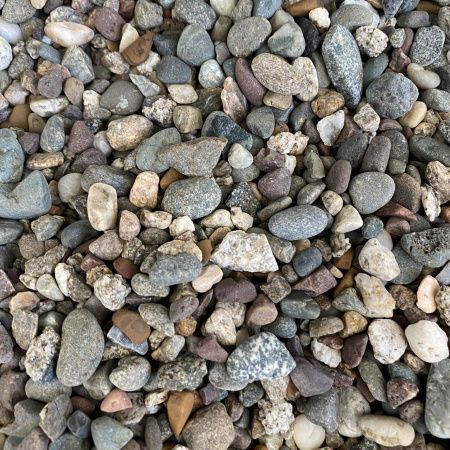Галька речная "Микс" фр. 5-10 мм для каменного ковра