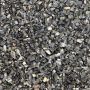 Галька мраморная черная фр. 5-10 мм (мешок 25 кг) для каменного ковра