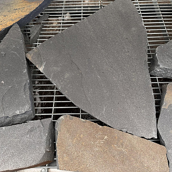 Плитняк песчаник дикий серо-синий толщ. 40 мм