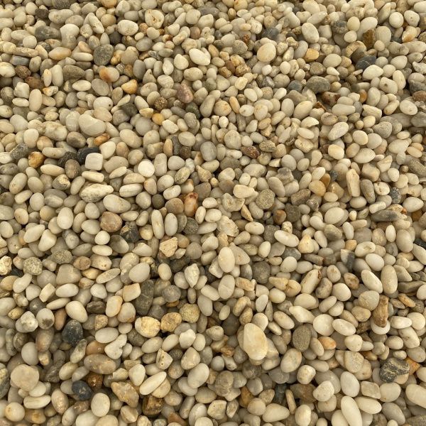 Галька речная кварцевая "Жемчужина" фр. 3-5 мм для каменного ковра