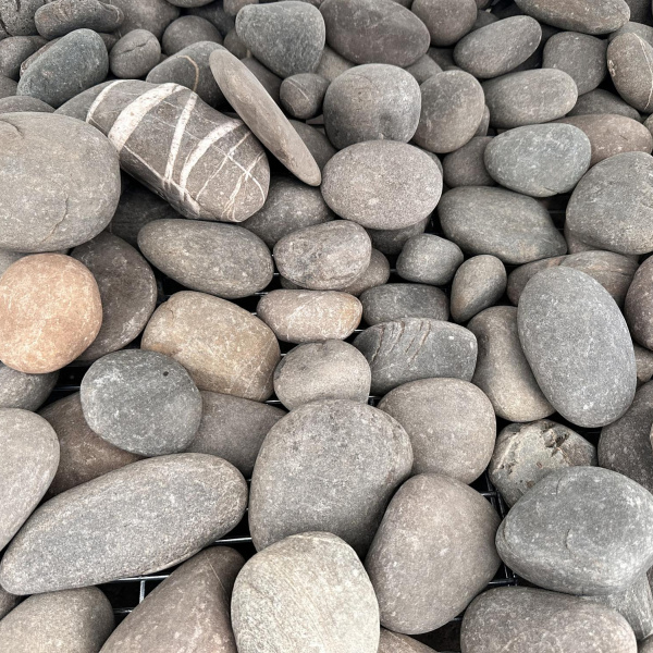 Галька речная синяя "Бескес" фр. 50-100 мм