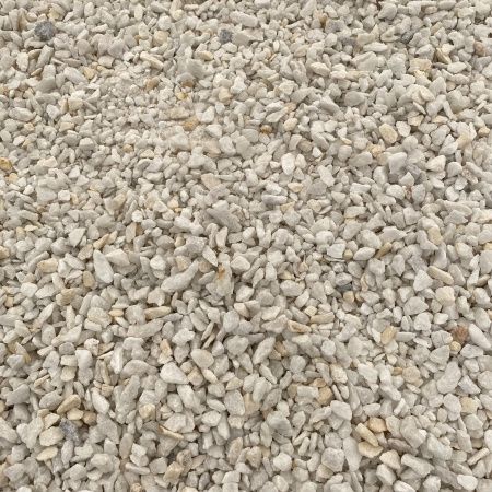 Мраморная крошка супербелая фр. 5-10 мм для каменного ковра