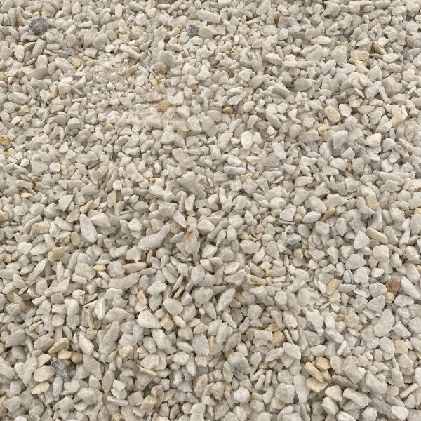 Мраморная крошка супербелая фр. 5-10 мм (мешок 25 кг) для каменного ковра