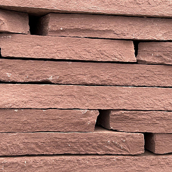 Камень для подпорной стенки лемезит дикий толщ. 30-40 мм