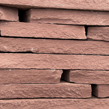 Камень для подпорной стенки лемезит дикий толщ. 30-40 мм