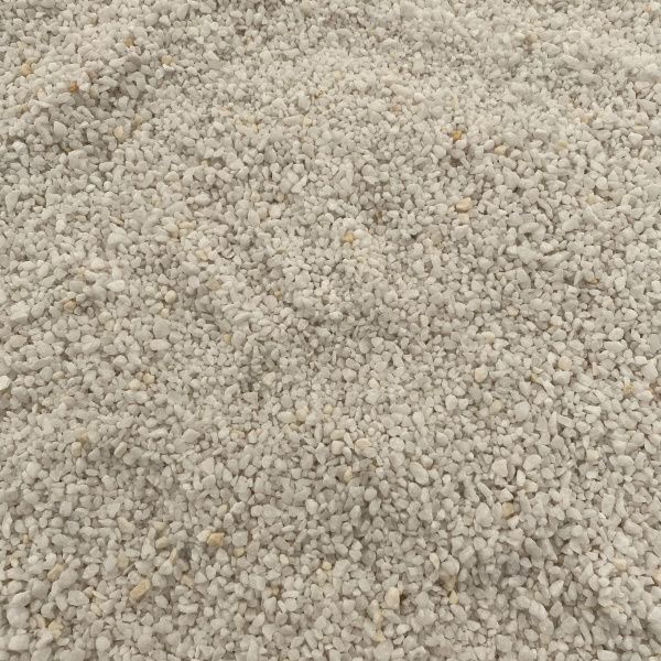 Мраморная микрокрошка супербелая фр. 3-5 мм (мешок 25 кг) для каменного ковра