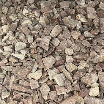 Каменная крошка кварцит "Малиновый" фр. 20-40 мм