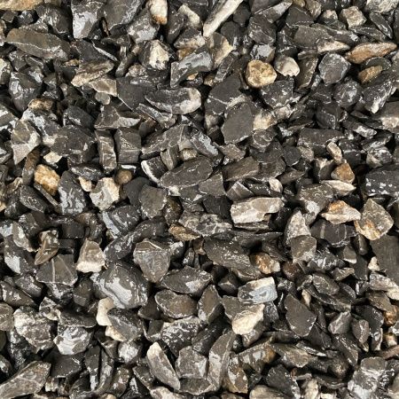 Мраморная крошка черная фр. 5-10 мм (мешок 25 кг) для каменного ковра