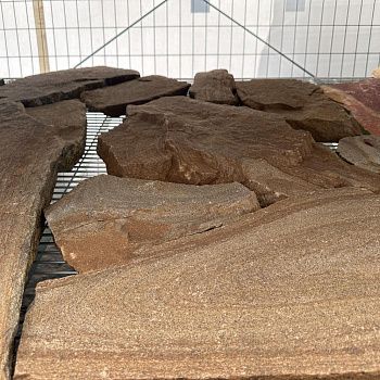 Плитняк дикий "Тигровый" толщ. 30-40 мм