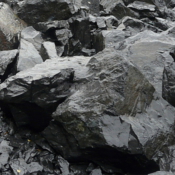 Бутовый камень шунгит фр. 40-70 см