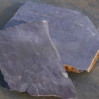 Плитняк сланец дикий "Баклажан" фиолетовый толщ. 15-30 мм