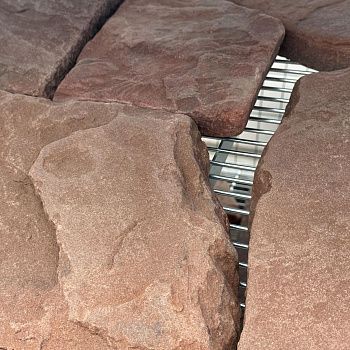 Плитняк  галтованный терракотовый толщ. 30 мм