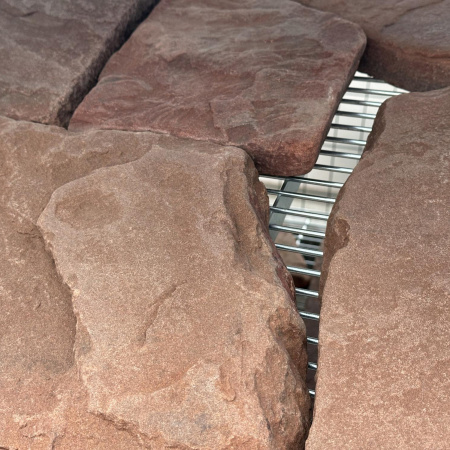 Плитняк  галтованный терракотовый толщ. 30 мм