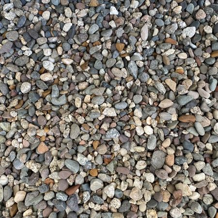 Галька речная "Микс" фр. 3-5 мм для каменного ковра
