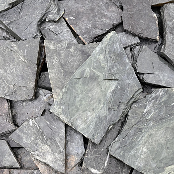 Плитняк сланец дикий малахит (мелкий формат) толщ. 15-25 мм