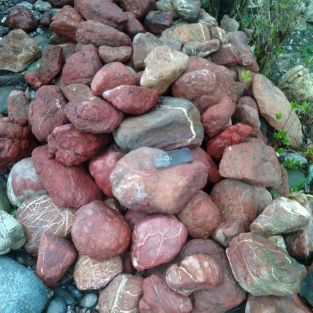 Валун лиственит фр. 20-40 см