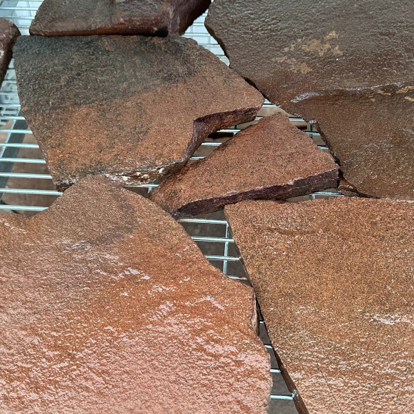 Плитняк дикий терракотовый толщ. 20 мм