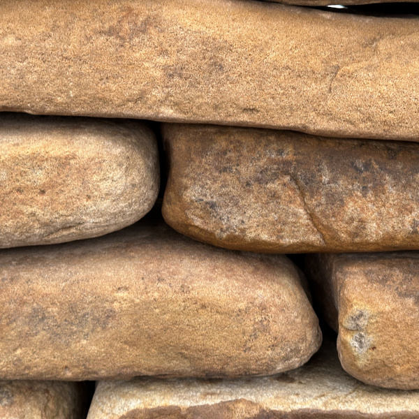 Камень для подпорной стенки "Столбики" толщ. 100-200 мм