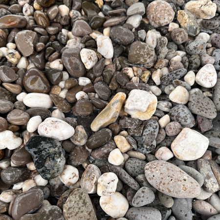 Галька морская коричневая фр. 20-50 мм