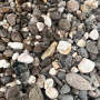 Галька морская коричневая фр. 20-50 мм