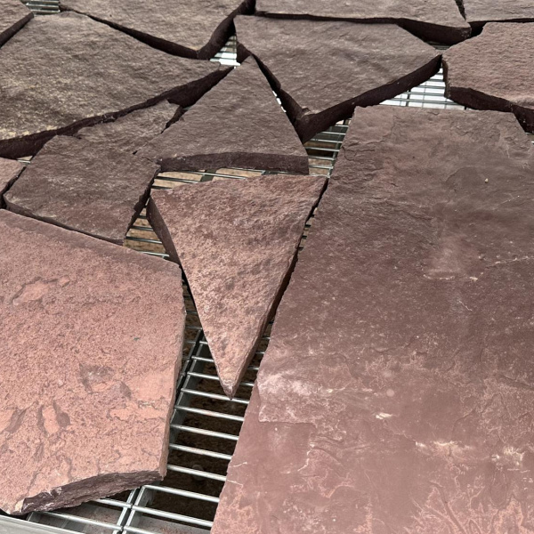 Плитняк лемезит дикий красный толщ. 30 мм