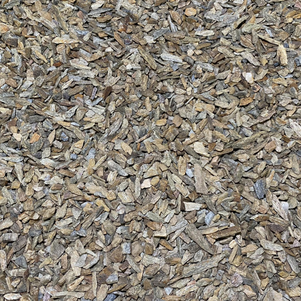 Каменная микрокрошка "Окаменелое дерево" фр. 2-5 мм