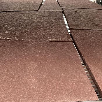 Плитняк лемезит дикий красный толщ. 40мм