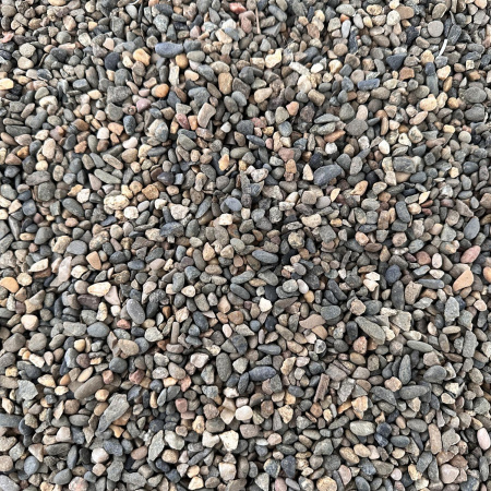 Галька речная бело-синяя фр. 5-10 мм