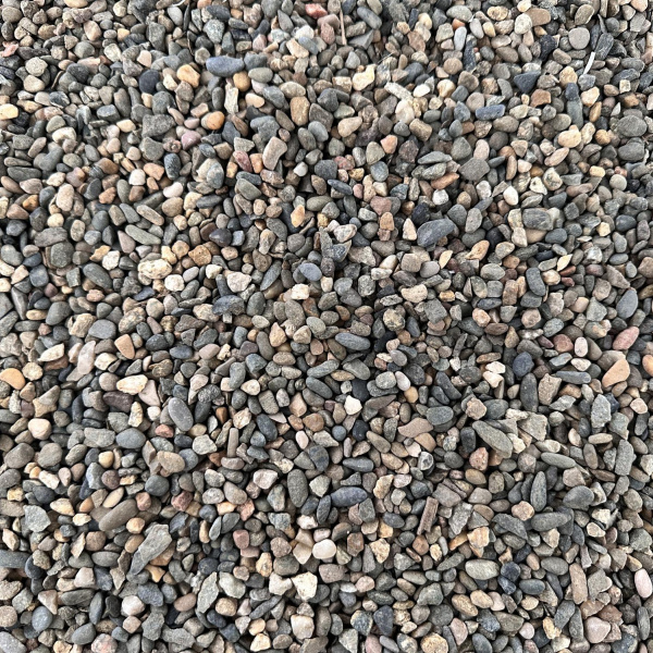 Галька речная бело-синяя фр. 5-10 мм