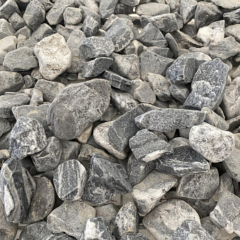 Галька мраморная черная фр. 10-20 мм