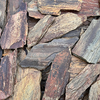 Плитняк сланец дикий "Кора дерева" толщ. 15-25 мм