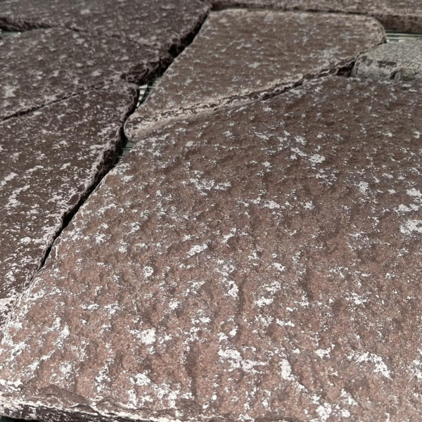 Плитняк лемезит галтованный красный толщ. 30 мм